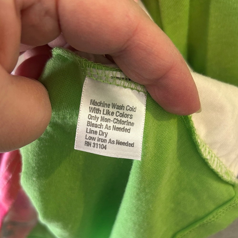 Kim Rogers Lime Green Floral Blouse - Picture 3 of 4
